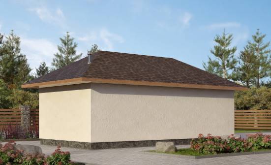 040-001-П Проект гаража из теплоблока Борисоглебск | Проекты одноэтажных домов от House Expert