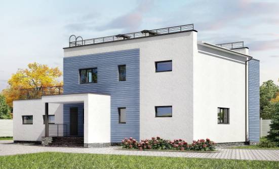 180-012-Л Проект двухэтажного дома, гараж, уютный домик из кирпича Лиски | Проекты домов от House Expert