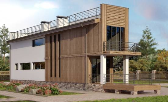 100-003-Л Проект двухэтажного дома, классический домик из поризованных блоков Павловск | Проекты домов от House Expert