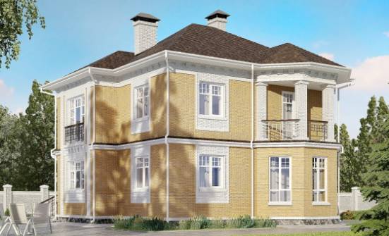 160-001-Л Проект двухэтажного дома, бюджетный загородный дом из арболита Острогожск | Проекты домов от House Expert