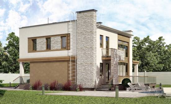 185-001-П Проект двухэтажного дома, просторный домик из бризолита Павловск | Проекты домов от House Expert