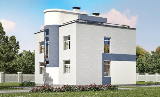 180-005-П Проект двухэтажного дома, классический загородный дом из арболита Бобров | Проекты домов от House Expert