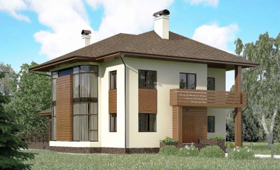 300-001-П Проект двухэтажного дома, огромный коттедж из кирпича Острогожск | Проекты домов от House Expert