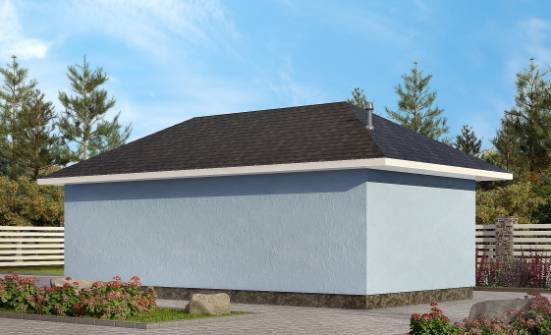 040-001-Л Проект гаража из керамзитобетонных блоков Павловск | Проекты одноэтажных домов от House Expert
