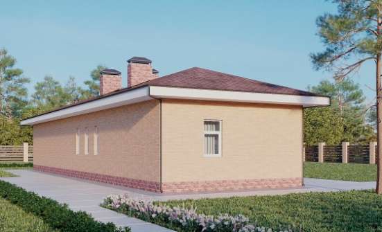 110-006-П Проект бани из керамзитобетонных блоков Бобров | Проекты домов от House Expert