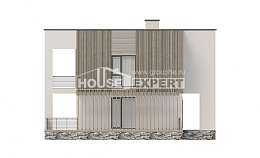 150-017-П Проект двухэтажного дома, небольшой коттедж из газобетона, Борисоглебск