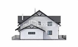 290-003-П Проект двухэтажного дома мансардой, огромный домик из арболита Острогожск, House Expert