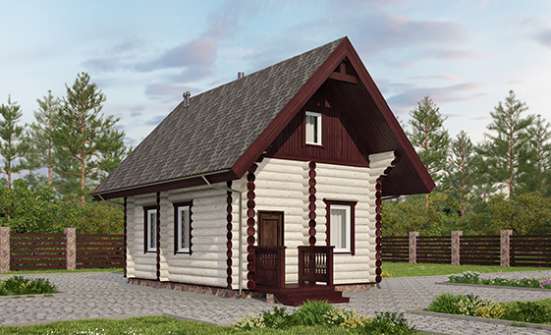 035-001-Л Проект бани из дерева Воронеж | Проекты одноэтажных домов от House Expert