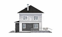 090-003-П Проект двухэтажного дома, уютный коттедж из газосиликатных блоков, Россошь