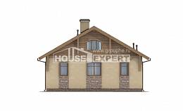 080-002-П Проект одноэтажного дома, бюджетный домик из арболита, Бобров