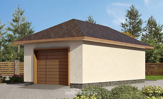 040-001-П Проект гаража из теплоблока Борисоглебск | Проекты домов от House Expert