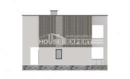 150-017-П Проект двухэтажного дома, современный загородный дом из теплоблока Воронеж, House Expert